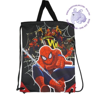 Túi vải rút chống thấm Thái Lan hình Spiderman SPM31-302
